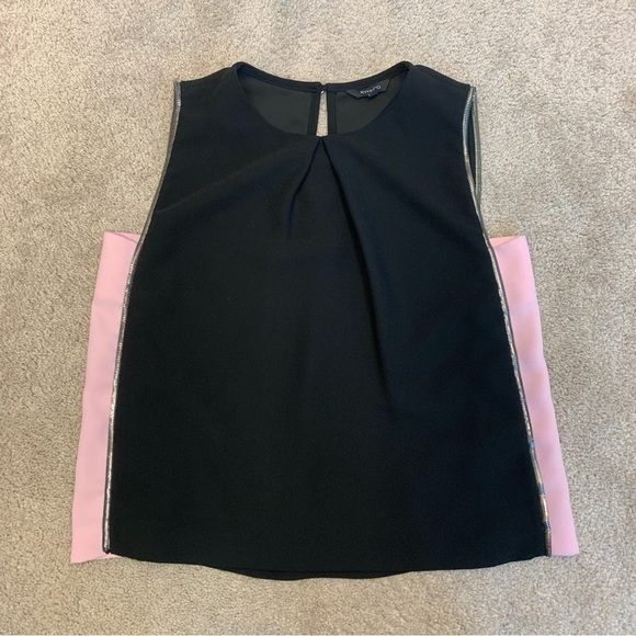 Rw&co pink black sleeveless blouse Sz M - Picture 12 of 12